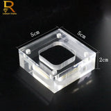 Clear Acrylic Wedding Jewelry Display Case Tray Gem Rhinestone Holder Box