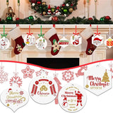 Acrylic Christmas Ornament Keychain Blanks for DIY Craft