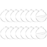 Clear Acrylic Christmas Ornament for DIY Craft