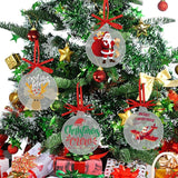 Clear Acrylic Christmas Ornament for DIY Craft