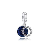 Inspirational Star Dangle Charms 925 Sterling Silver for Bracelets