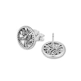 CZ Trees of Life Earrings Sterling Silver Family Tree Love Crystal
