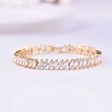 Clear Crystal Tennis Bracelet CZ Jewelry Hip Pop Accessory