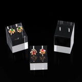 Acrylic Earrings Stand for Jewelry Display 3pcs/set