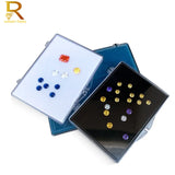 Clear Gem Jewelry Display Storage Box Diamond Organizer Gemstone Teaching