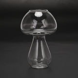 Clear Glass Vase Bottle for Flower Decor - Mushroom