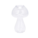 Clear Glass Vase Bottle for Flower Decor - Mushroom