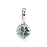 Lucky Clover Pendant for Bracelet DIY Jewelry Making