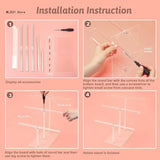3-Tier Acrylic Hairband Organizer for Teen Girl Jewelry