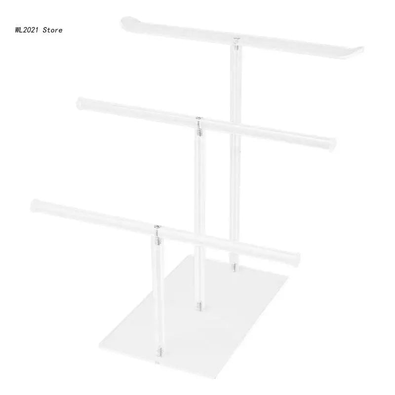 3-Tier Acrylic Hairband Organizer for Teen Girl Jewelry