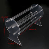 Clear Acrylic Headband Organizer for Hair Accessories and Jewelry Storage