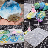 Irregular Cloud Tea Coaster Resin Molds - DIY Jewelry Making