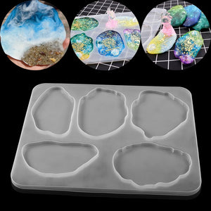 Irregular Cloud Tea Coaster Resin Molds - DIY Jewelry Making