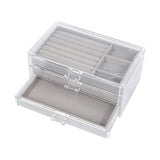 Jewelry Storage Box Portable Gift for Ear Studs Bangle Brooches