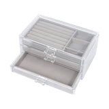 Jewelry Storage Box Portable Gift for Ear Studs Bangle Brooches