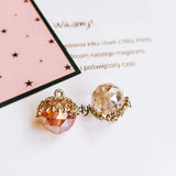 Kc Rhinestone Crystal Necklace DIY Jewelry 4pcs