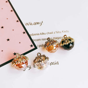 Kc Rhinestone Crystal Necklace DIY Jewelry 4pcs