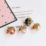 Kc Rhinestone Crystal Necklace DIY Jewelry 4pcs