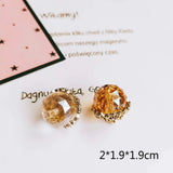 Kc Rhinestone Crystal Necklace DIY Jewelry 4pcs