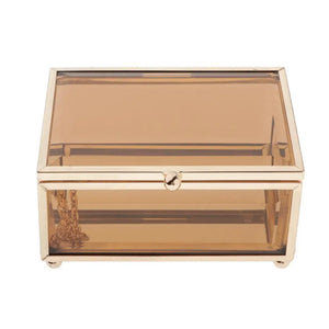 Clear Makeup Storage Box Jewelry Display Holder Perfumes Bracelet Pins