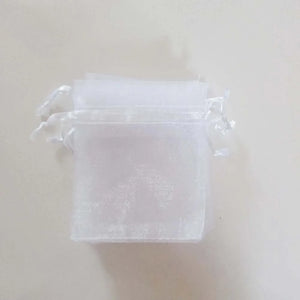 100pcs Organza Gift Bag Drawstring Jewelry Pouch Storage