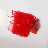100pcs Organza Gift Bag Drawstring Jewelry Pouch Storage