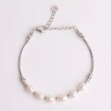 Clear Pearl Bracelet Women's Jewelry