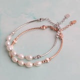 Clear Pearl Bracelet Women's Jewelry