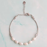 Clear Pearl Bracelet Women's Jewelry