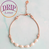 Clear Pearl Bracelet Women's Jewelry