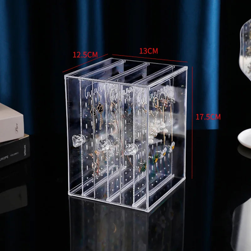 Clear Plastic Jewelry Bead Storage Box Organizer for Girl