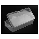 Clear Plastic Jewelry Rectangle Case Box Holder Container 8.5cm x 4.5cm
