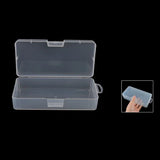 Clear Plastic Jewelry Case Box Holder Container 8.5cm x 4.5cm
