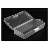 Clear Plastic Jewelry Rectangle Case Box Holder Container 8.5cm x 4.5cm