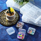 Clear Plastic Storage Cases Small Beads Organizer Container Transparent Boxes
