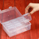 Clear Plastic Storage Cases Small Beads Organizer Container Transparent Boxes