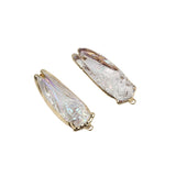 Clear Quartz Pendant Vintage Natural Crystal Necklace 2.5mm