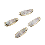 Clear Quartz Pendant Vintage Natural Crystal Necklace 2.5mm
