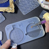 Quicksand Flip Phone Silicone Resin Mold for DIY Jewelry Making