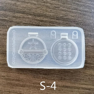 Quicksand Flip Phone Silicone Resin Mold for DIY Jewelry Making
