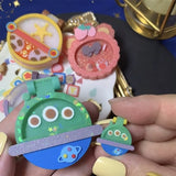 Quicksand Flip Phone Silicone Resin Mold for DIY Jewelry Making