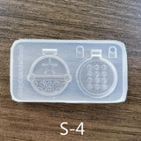 Quicksand Flip Phone Silicone Resin Mold for DIY Jewelry Making