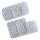 Cartoon Quicksand Silicone Resin Casting Mold for Jewelry Making