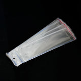Clear Resealable Cellophane Bags 6x27cm Self Adhesive Seal
