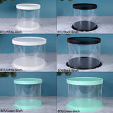 Clear Round Cake Box Birthday Paty Clear Packing Box Baby Shower