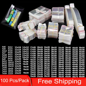 Self Adhesive Seal OPP Plastic Cellophane Bag Candy Cookie Packaging