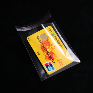 Clear Self Adhesive Seal OPP Plastic Cellophane Bag Christmas Gift Bags