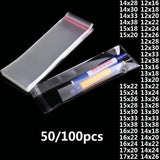 Clear Self Adhesive Seal OPP Plastic Cellophane Bag Christmas Gift Bags