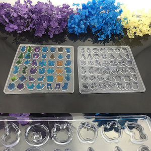 Clear Silicone Ear Stud Earring Mold Resin Casting Mould DIY Hand Crafts