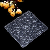 Clear Silicone Ear Stud Earring Mold Resin Casting Mould DIY Hand Crafts